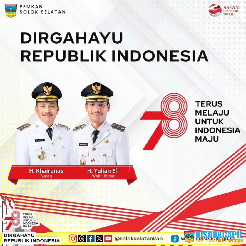 DIRGAHAYU REPUBLIK INDONESIA ke 78 Tahun